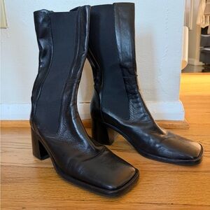 Miista Macy Black Leather Boots